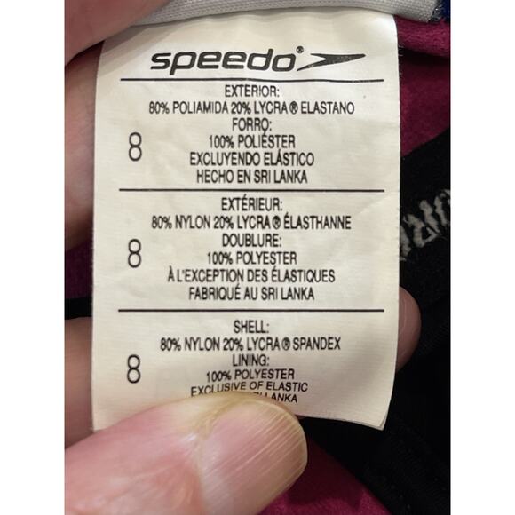 Speedo One Piece Women’s Swimsuit Swim Training Racing Size 8 - Picture 6 of 7